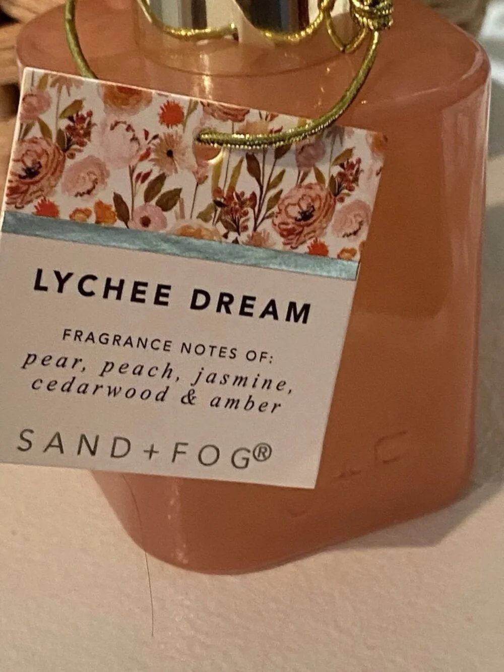 Sand + Fog Eau De Parfum Oil 1.7 fl oz Lychee Dream Pear Peach Jasmine Amber NEW